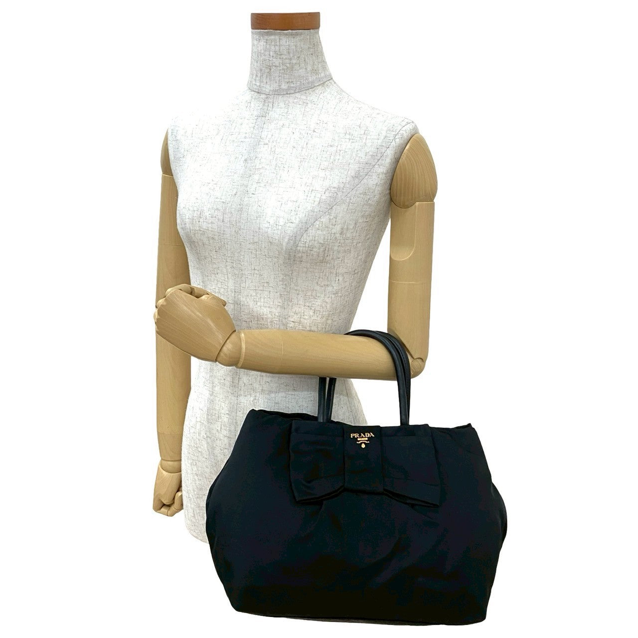 PRADA Handbag Nylon black