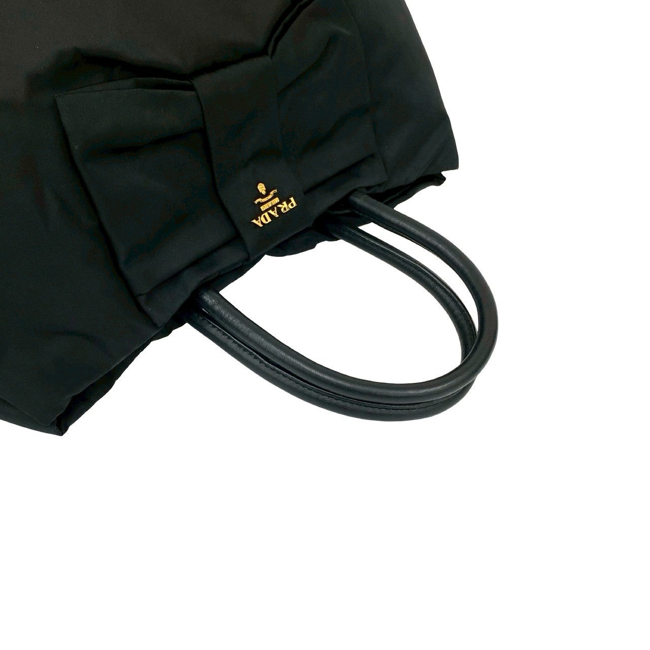PRADA Handbag Nylon black