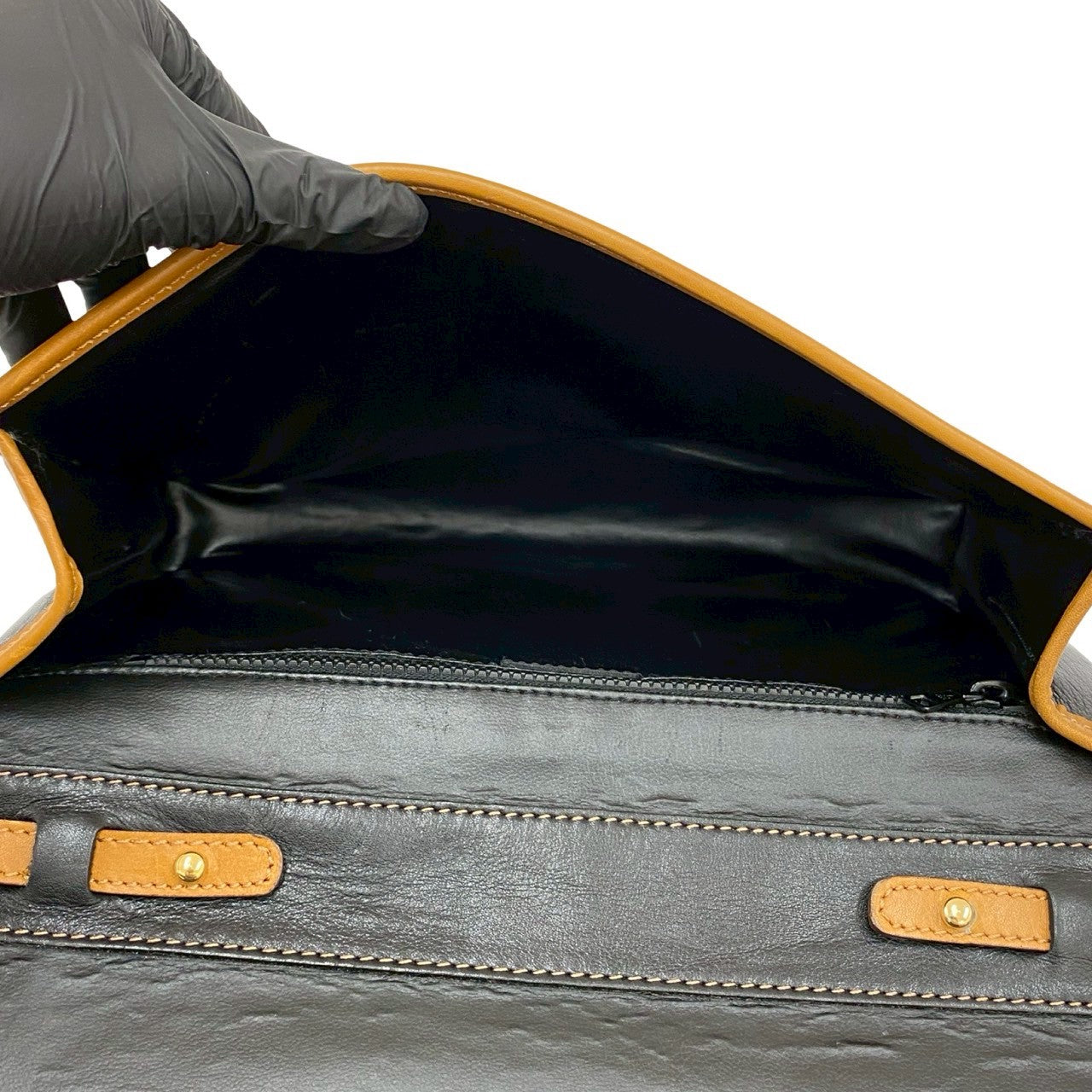 CELINE Shoulder Bag leather black