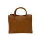 GUCCI Handbag leather Brown Bamboo
