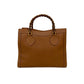 GUCCI Handbag leather Brown Bamboo