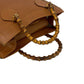 GUCCI Handbag leather Brown Bamboo