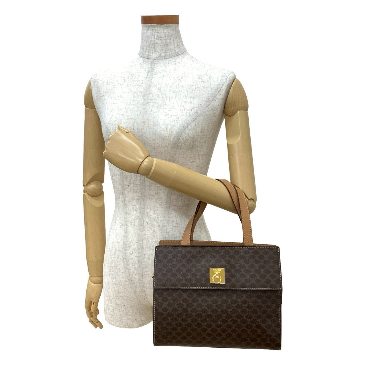 CELINE Handbag leather Brown