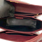 GUCCI Handbag leather wine-red