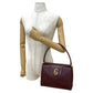 GUCCI Handbag leather wine-red
