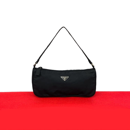 PRADA Handbag Nylon black