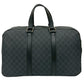 GUCCI Boston Duffel bag leather black GG Supreme
