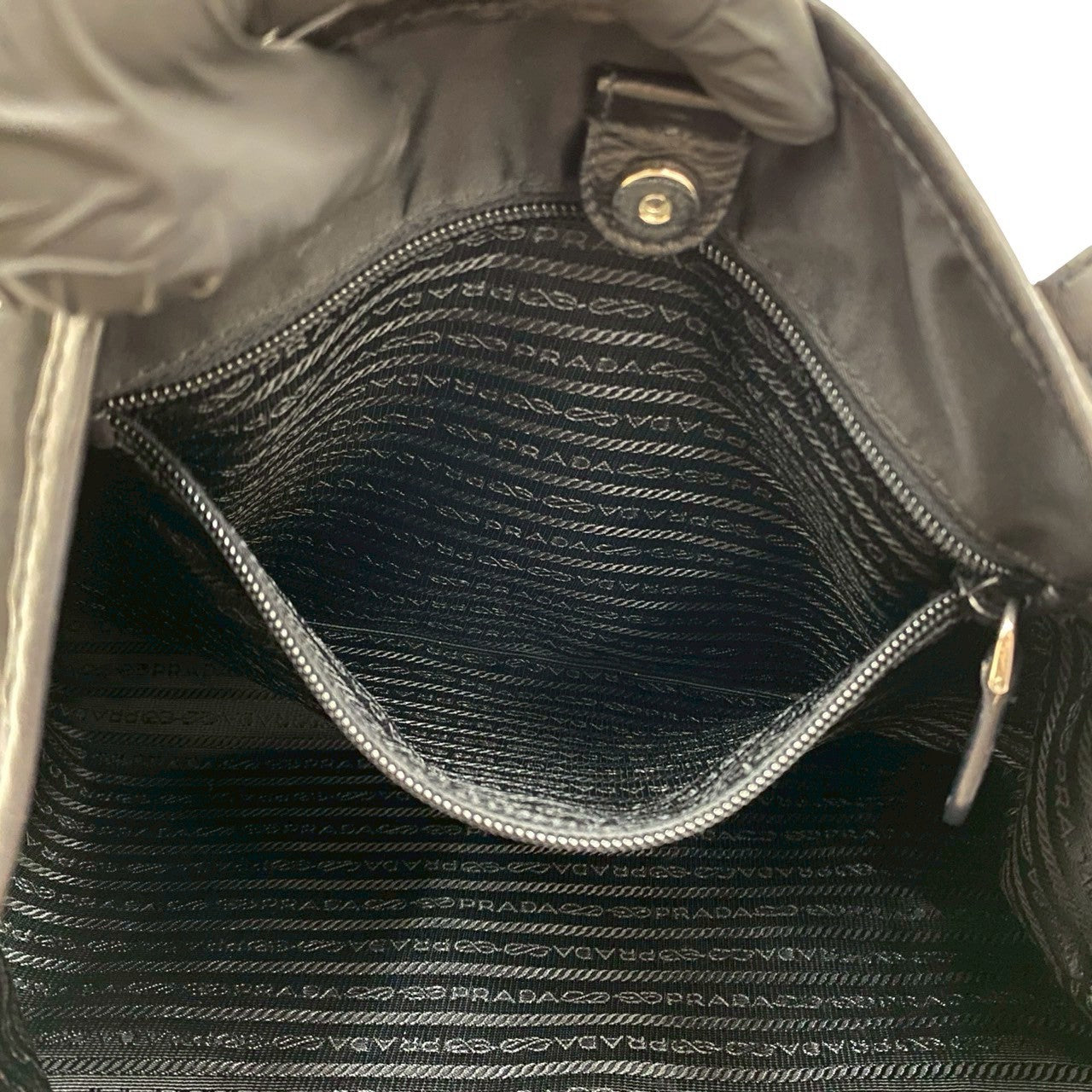 PRADA Tote Bag Nylon black