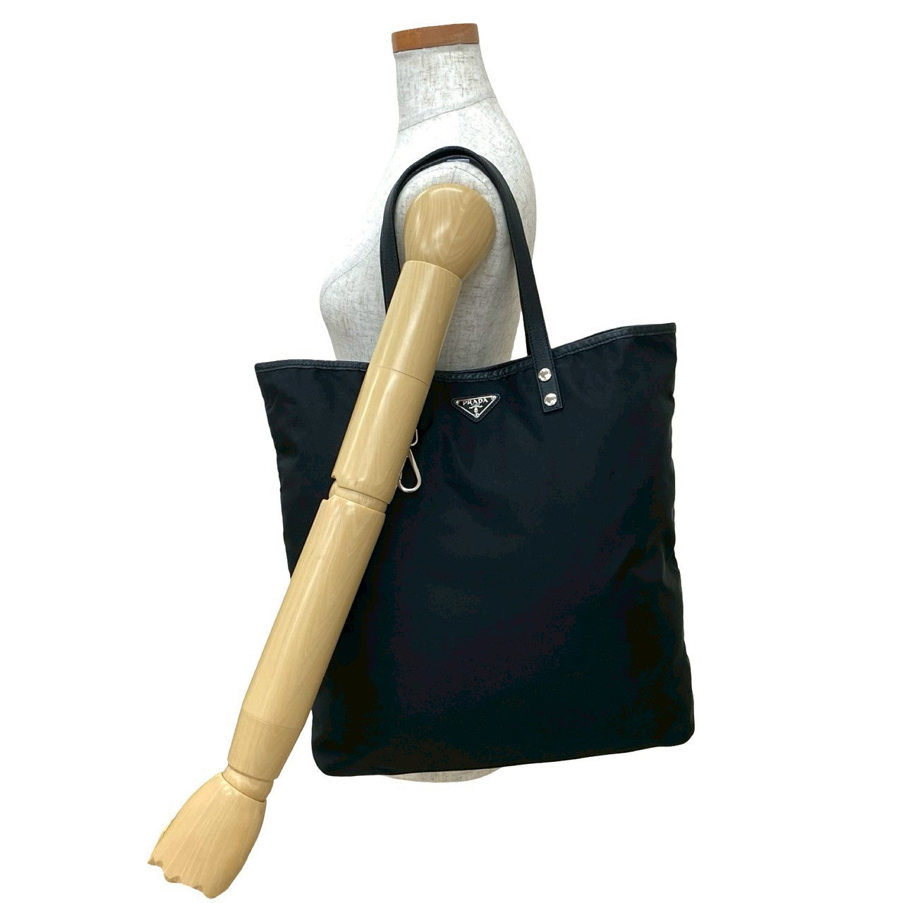 PRADA Tote Bag Nylon black