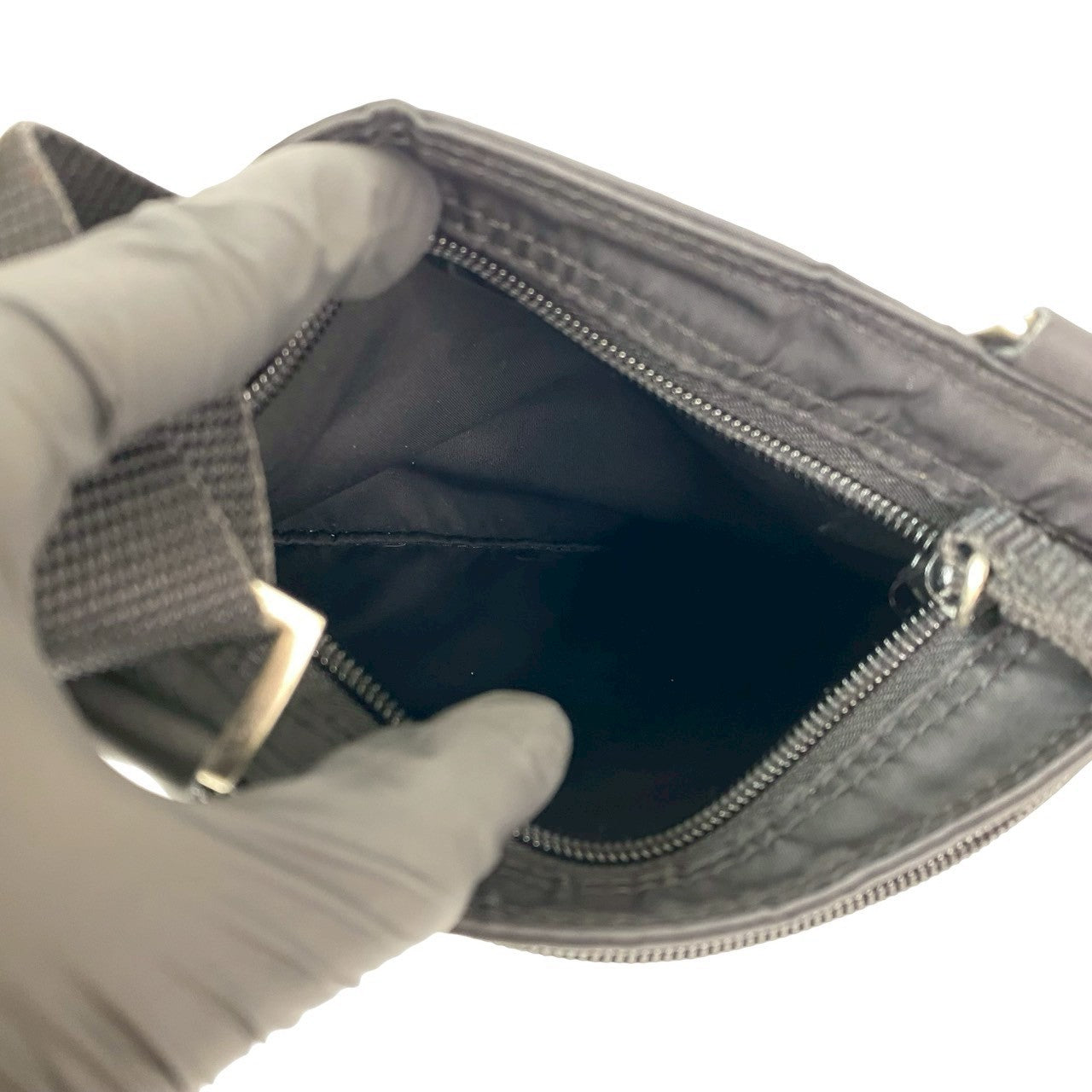 PRADA Shoulder Bag Nylon black