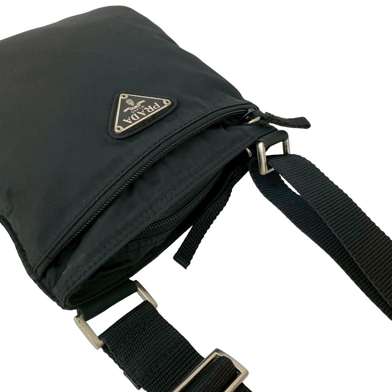 PRADA Shoulder Bag Nylon black