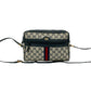 GUCCI Shoulder Bag leather Navy