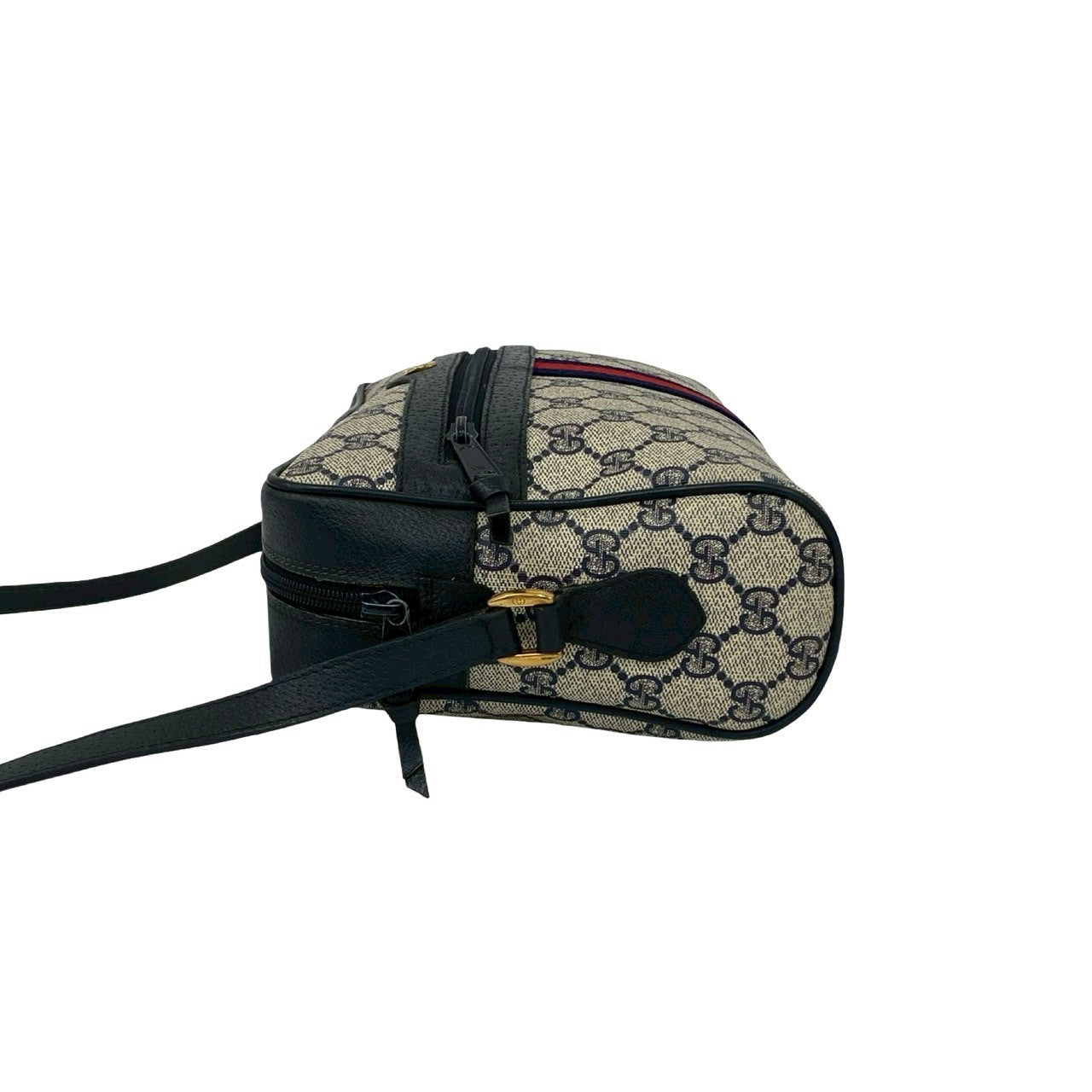 GUCCI Shoulder Bag leather Navy