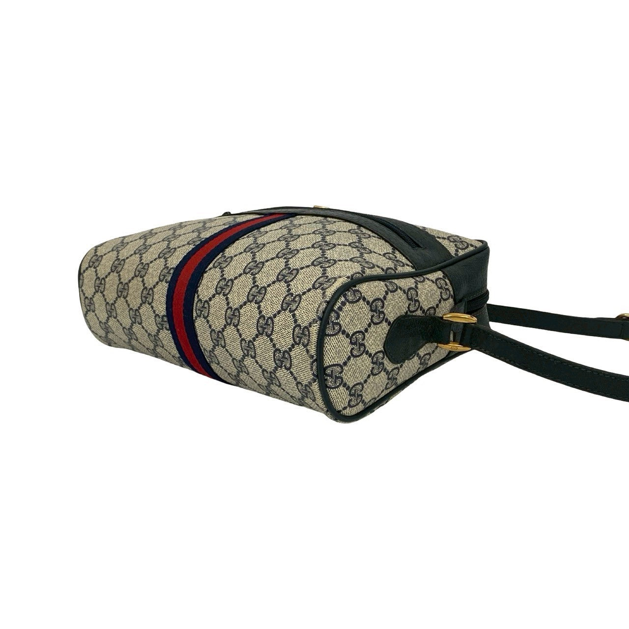 GUCCI Shoulder Bag leather Navy