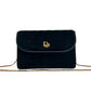 Dior Shoulder Bag Velor black