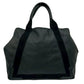 BALENCIAGA Handbag leather black Navy kabas