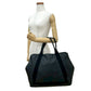 BALENCIAGA Handbag leather black Navy kabas