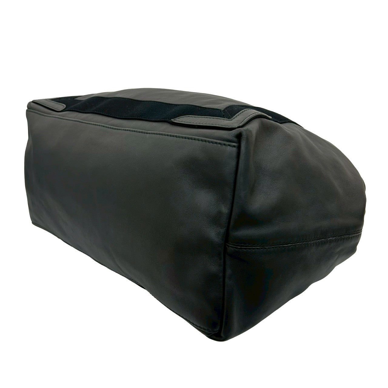 BALENCIAGA Handbag leather black Navy kabas