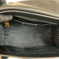 PRADA Shoulder Bag leather black