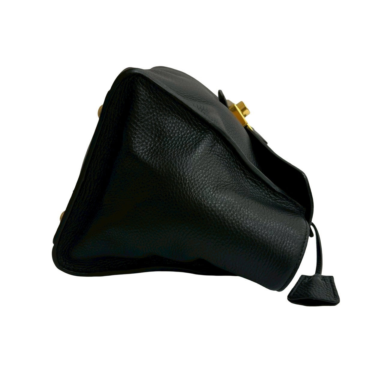 PRADA Shoulder Bag leather black
