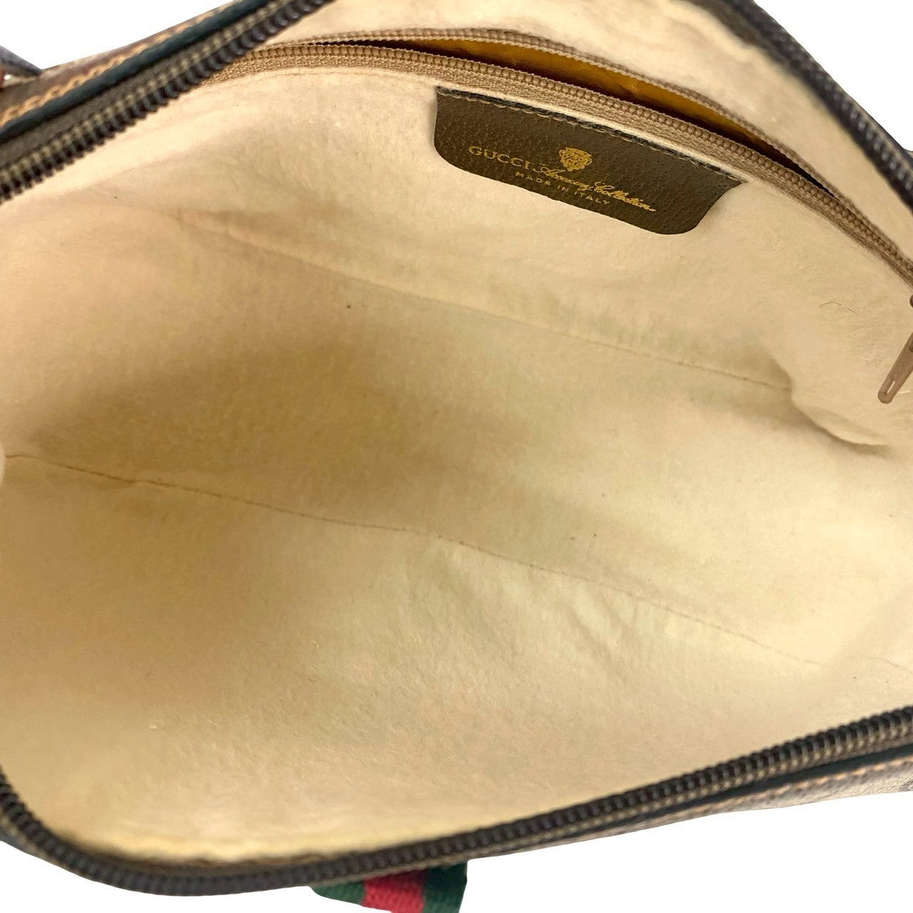 GUCCI Shoulder Bag leather Brown Sherry line