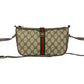 GUCCI Shoulder Bag leather Brown Sherry line