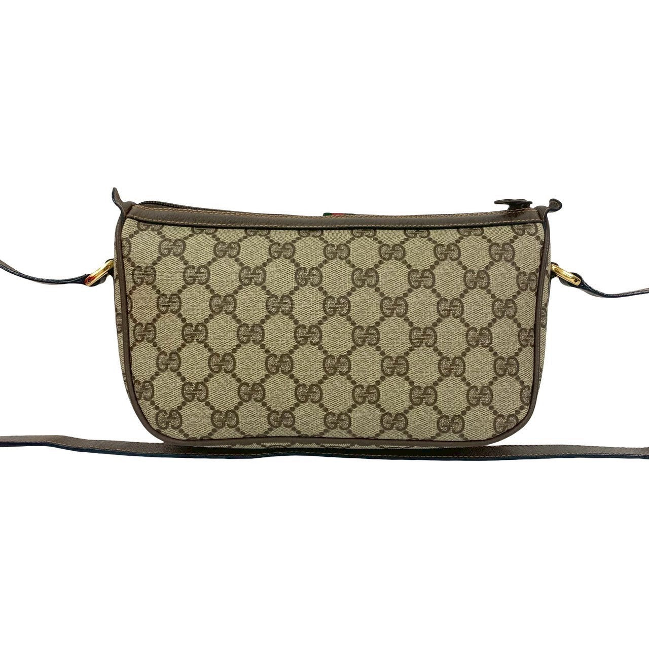 GUCCI Shoulder Bag leather Brown Sherry line