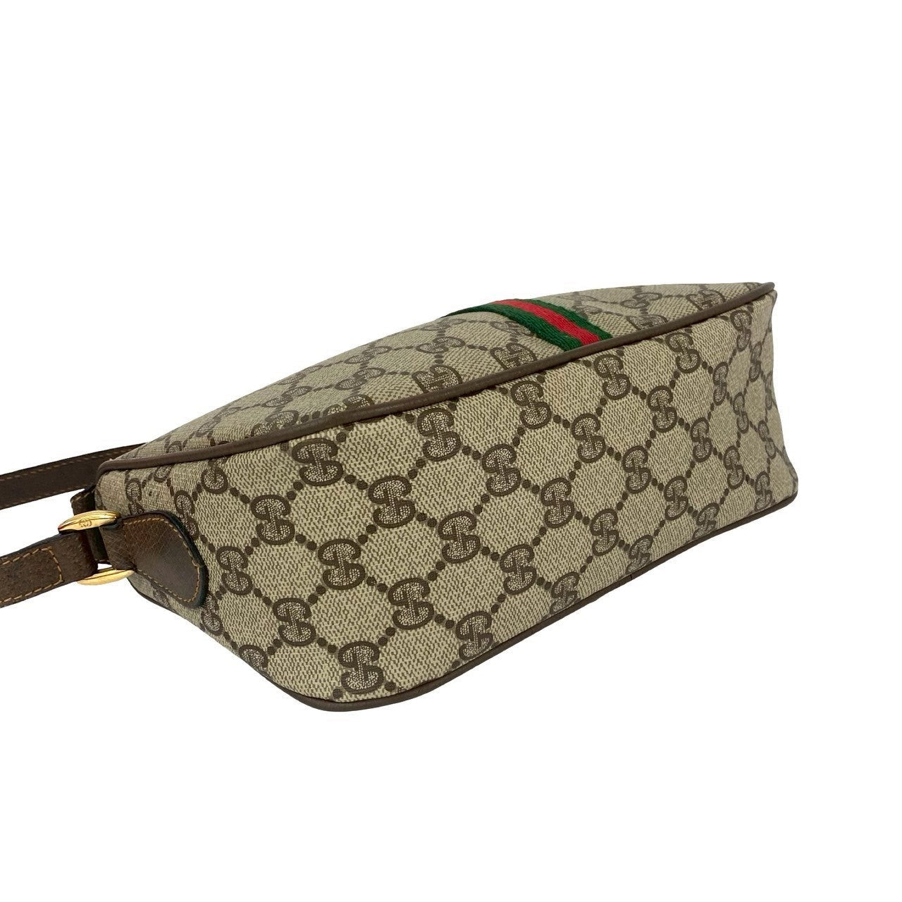 GUCCI Shoulder Bag leather Brown Sherry line