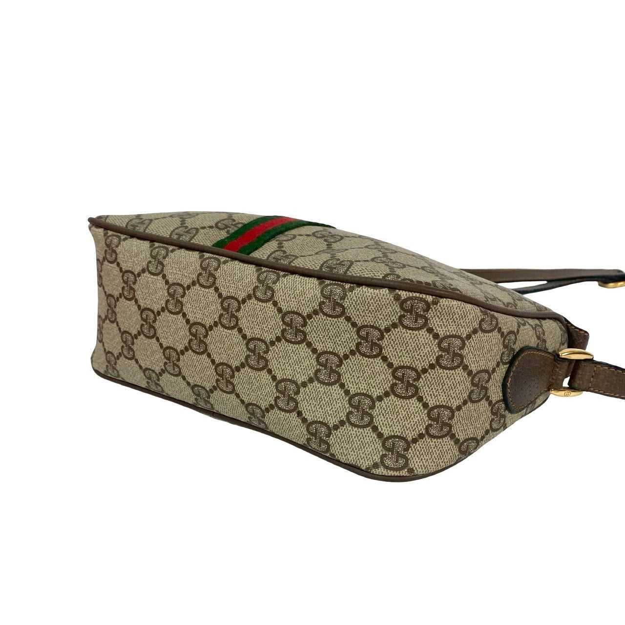 GUCCI Shoulder Bag leather Brown Sherry line