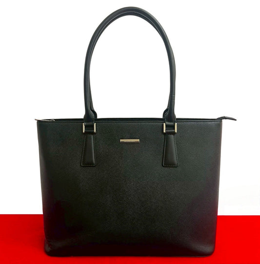 BURBERRY Tote Bag leather black