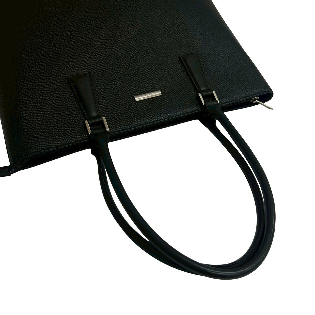 BURBERRY Tote Bag leather black