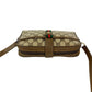 GUCCI Shoulder Bag leather Brown Sherry line