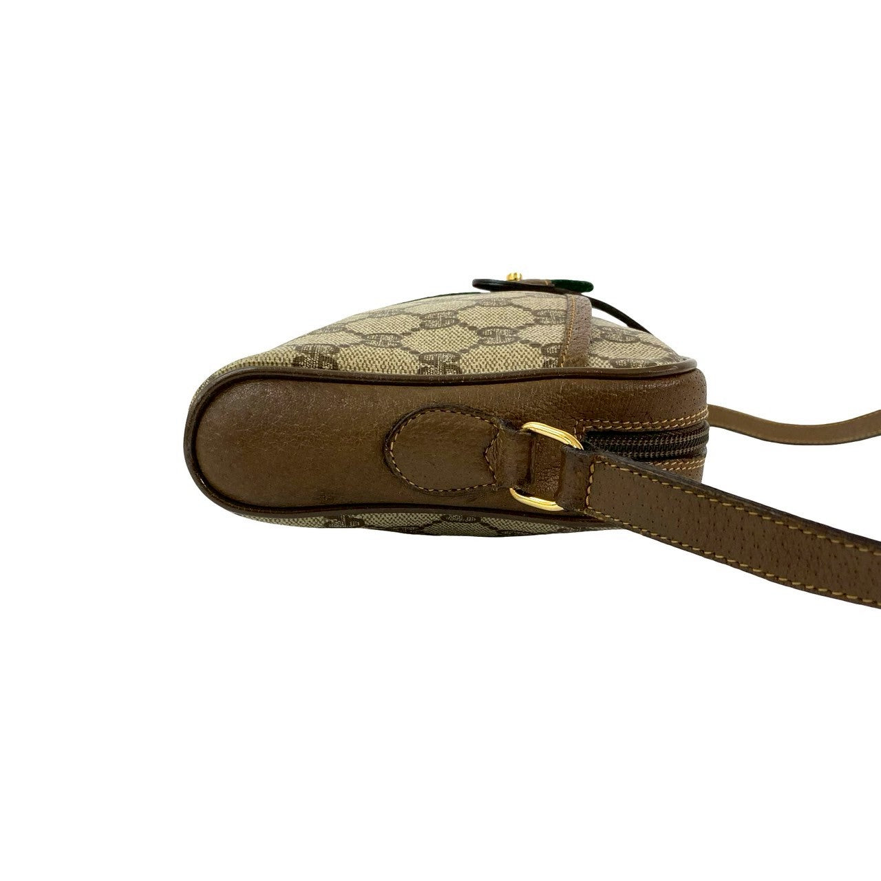 GUCCI Shoulder Bag leather Brown Sherry line