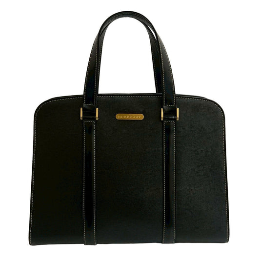 BURBERRY Handbag leather black