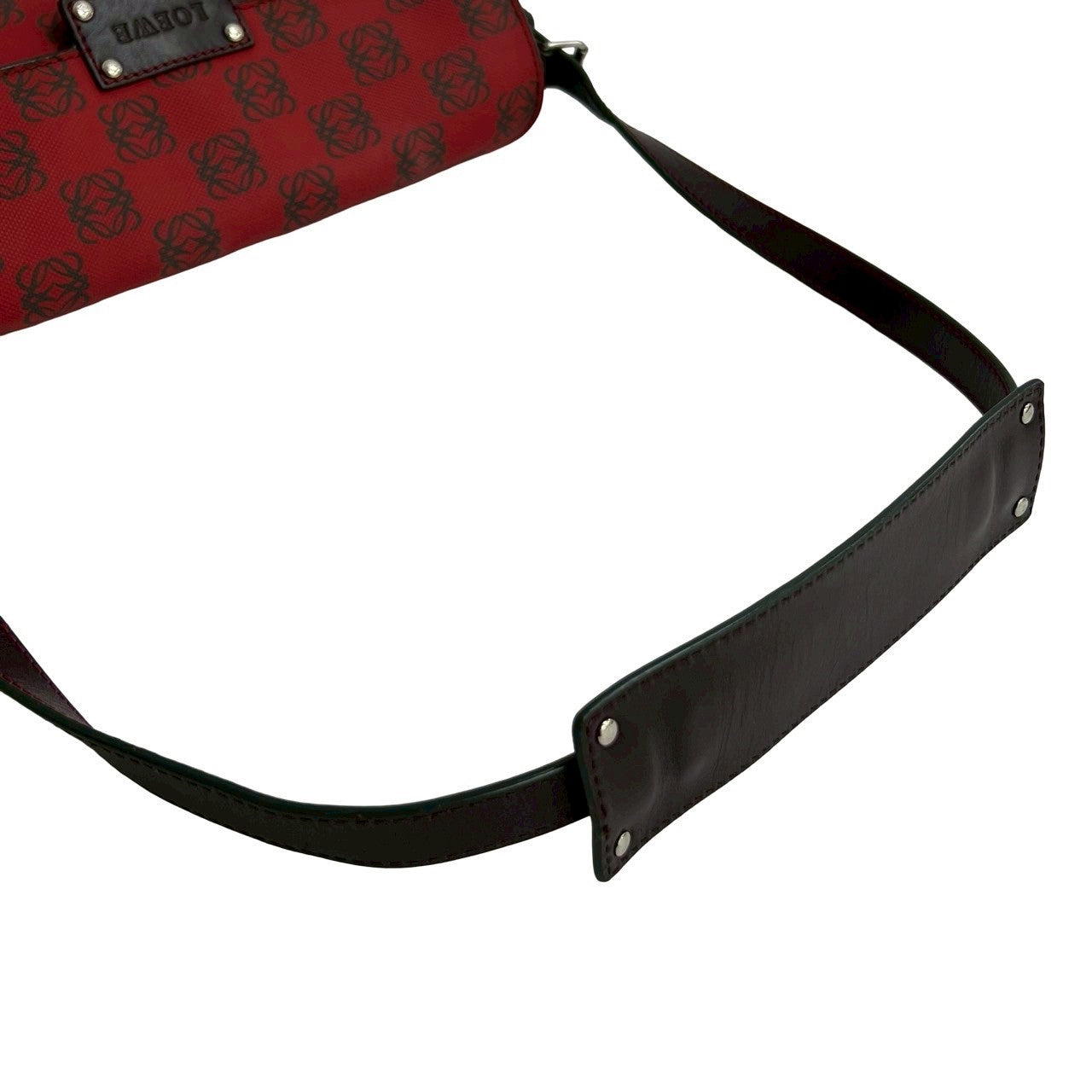 LOEWE Shoulder Bag leather Red