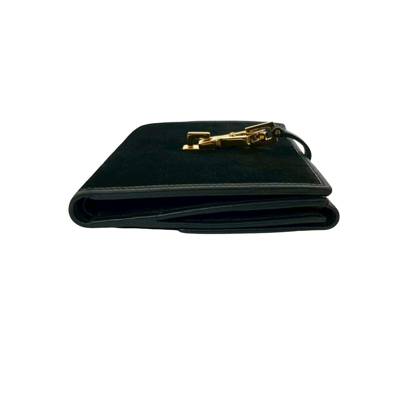 GUCCI Bifold Wallet Suede black