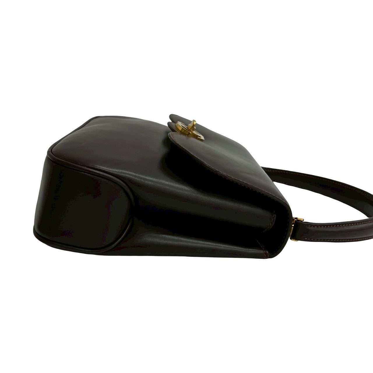 GUCCI Handbag leather Brown