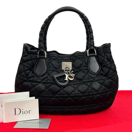 Dior Handbag leather black Lovely