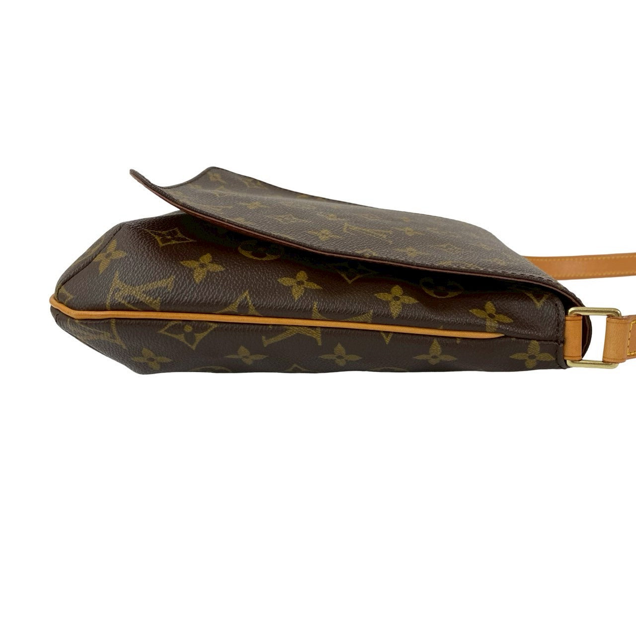 LOUIS VUITTON Shoulder Bag leather Brown Monogram Musette Salsa