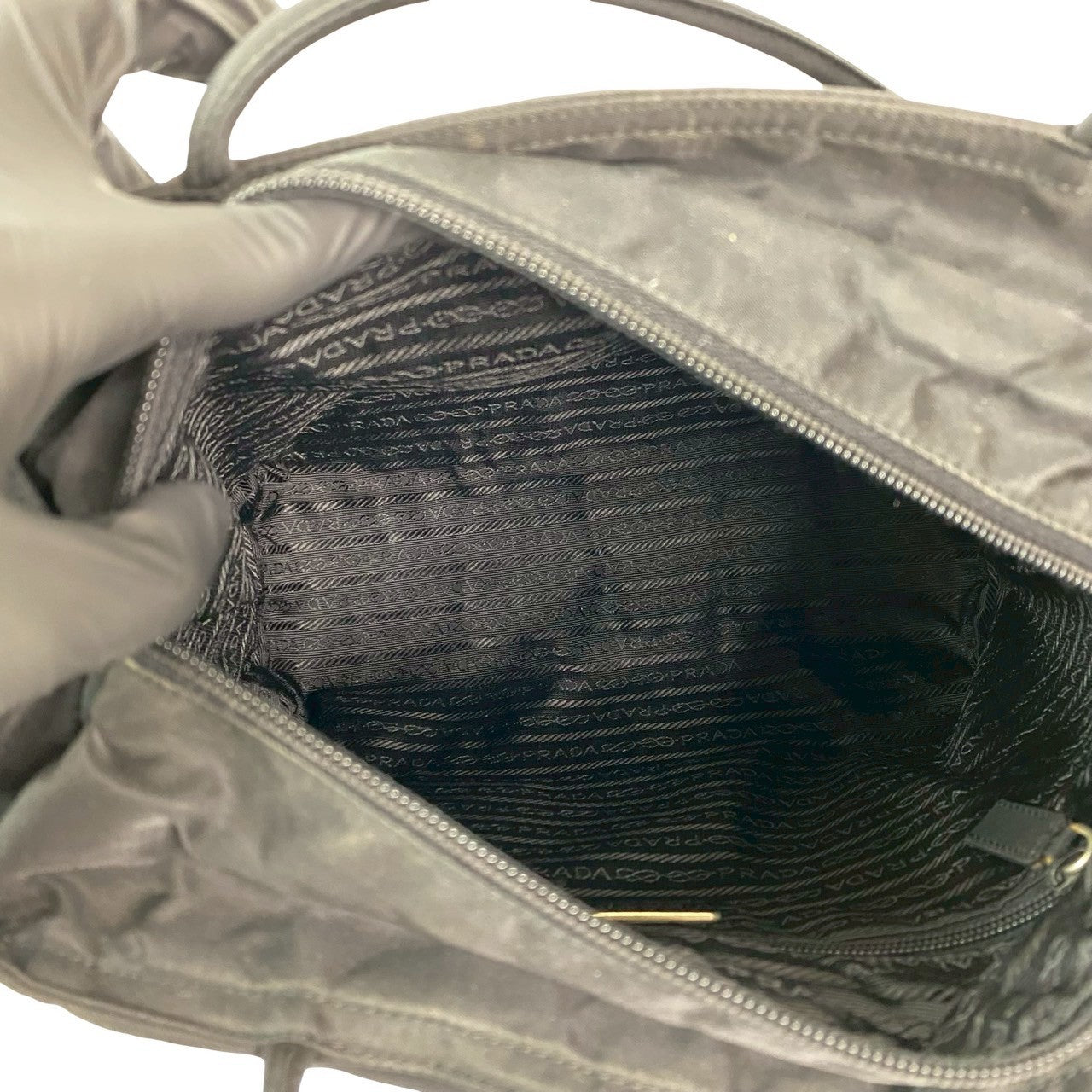 PRADA Tote Bag Nylon black