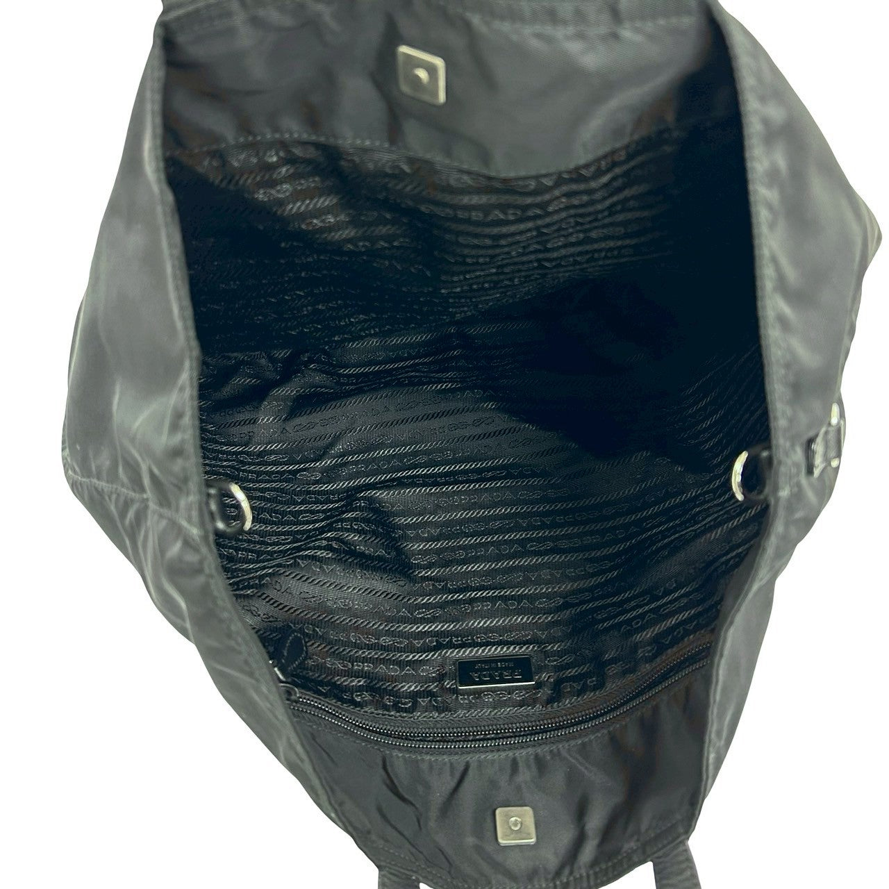 PRADA Shoulder Bag Nylon black Basketball Teddy Bear