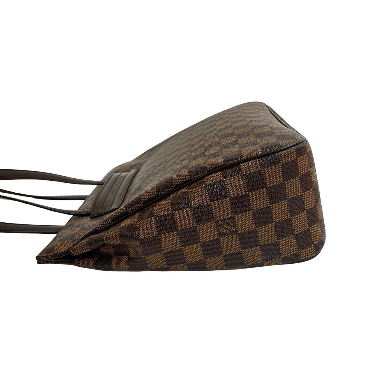 LOUIS VUITTON Tote Bag leather Brown Damier Ebene Parioli PM