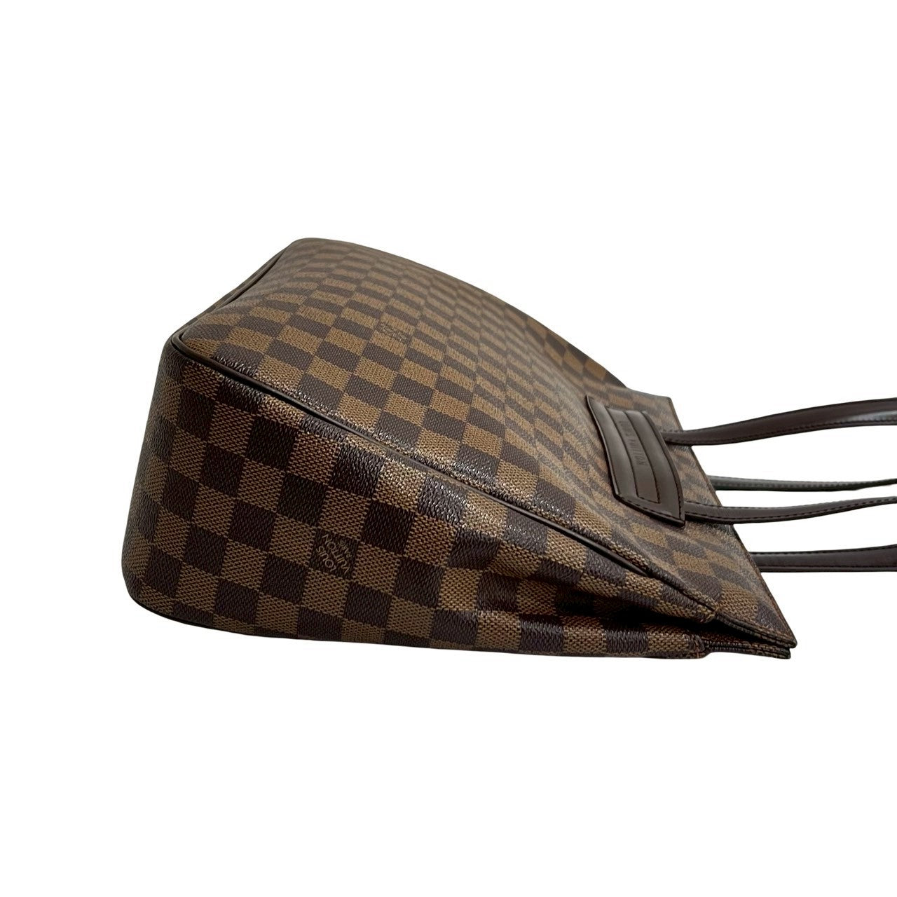 LOUIS VUITTON Tote Bag leather Brown Damier Ebene Parioli PM