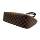 LOUIS VUITTON Tote Bag leather Brown Damier Ebene Parioli PM