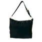 PRADA Shoulder Bag leather black