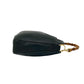 GUCCI Shoulder Bag leather black Bamboo
