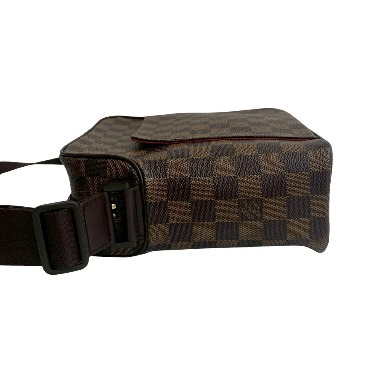 LOUIS VUITTON Shoulder Bag leather Brown Damier Olaf PM