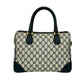 GUCCI Handbag leather Navy