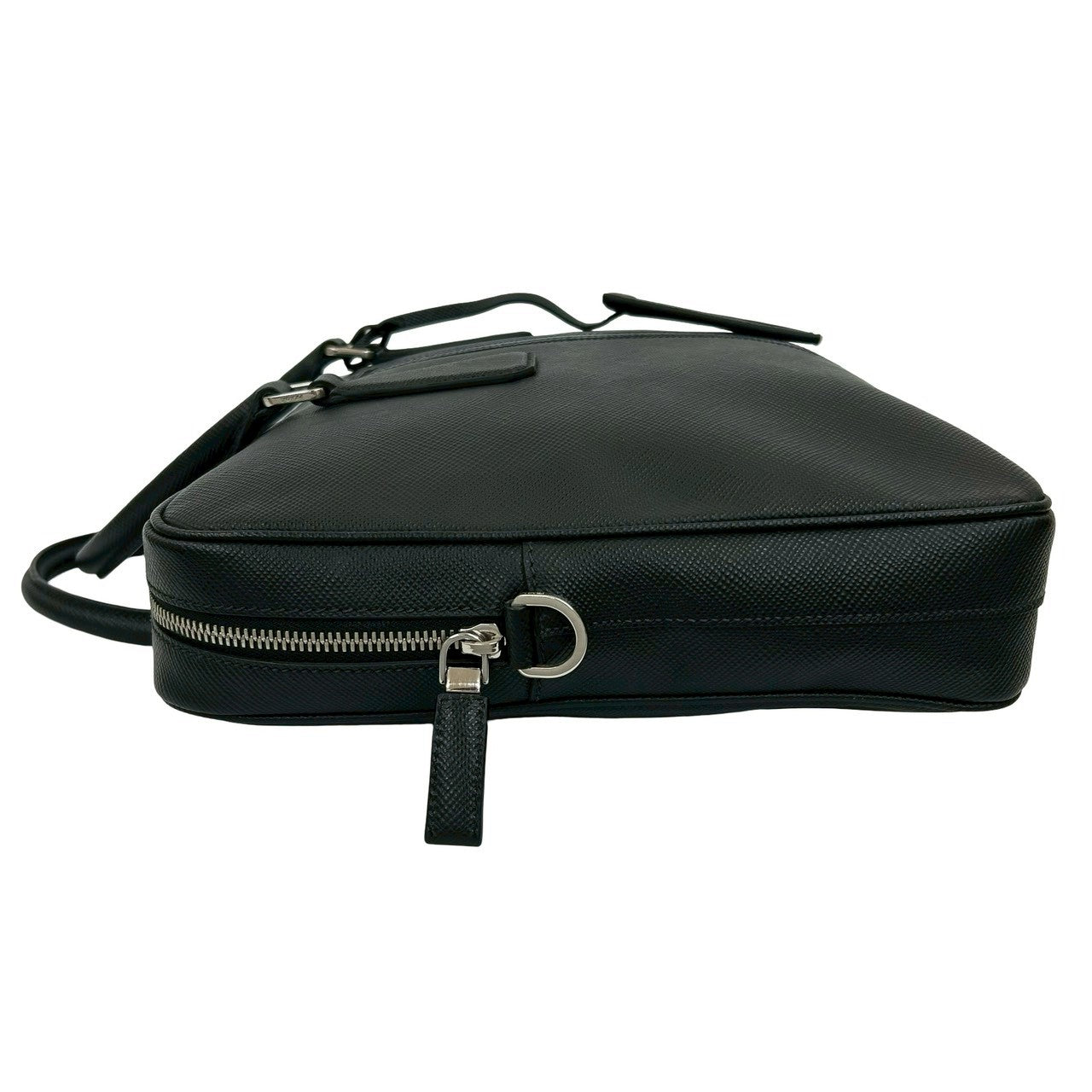 PRADA Shoulder Bag leather black