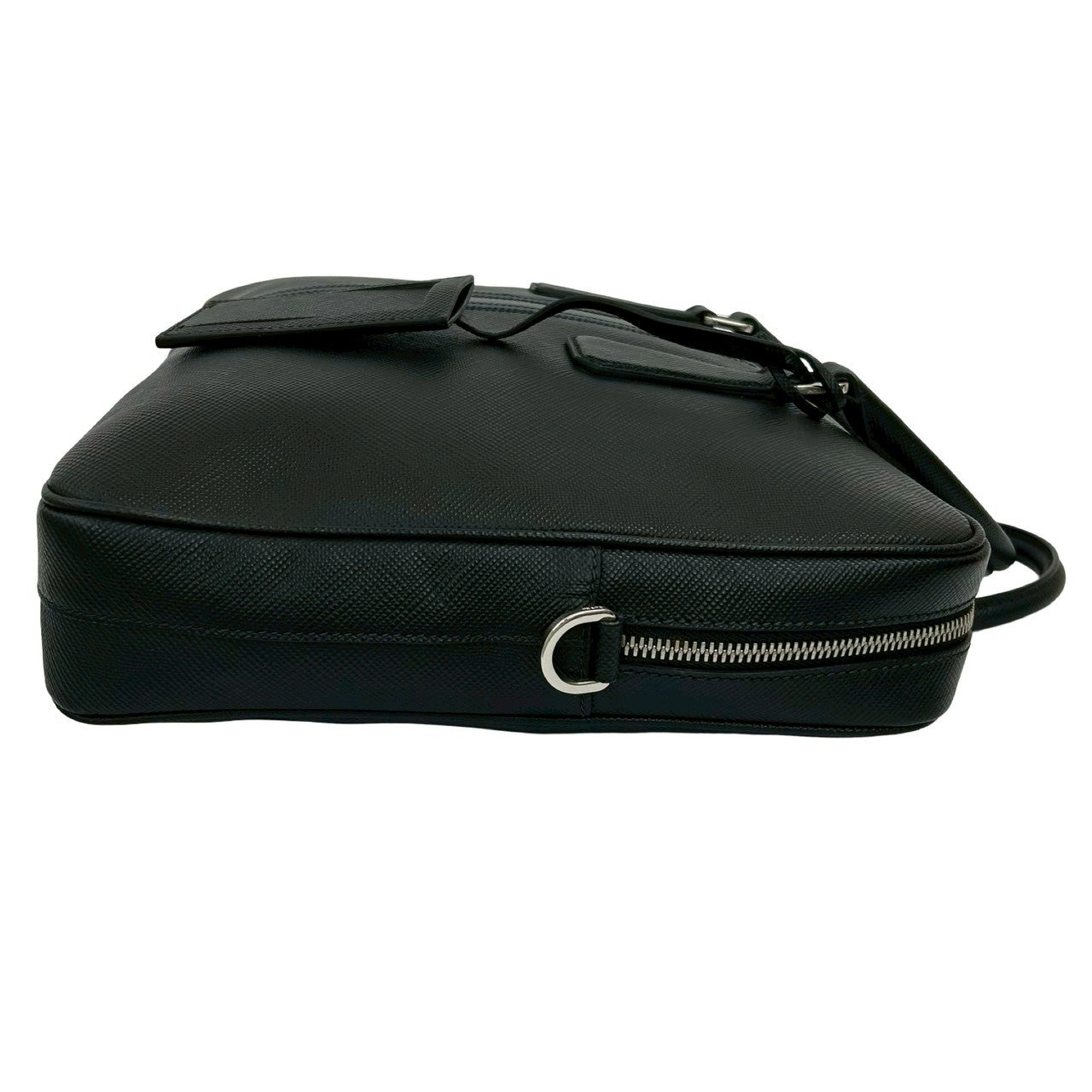 PRADA Shoulder Bag leather black